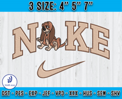 Nike Copper Machine Embroidery Files, The Fox and the Hound Embroidery