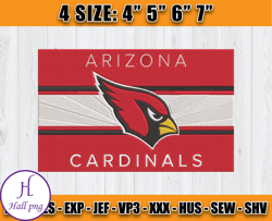 Cardinals Embroidery, NFL Cardinals Embroidery, NFL Machine Embroidery Digital, 4 sizes Machine Emb Files - 02 - vogue