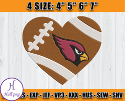 Cardinals Embroidery, NFL Cardinals Embroidery, NFL Machine Embroidery Digital, 4 sizes Machine Emb Files - 08 - vogue