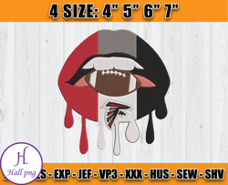 Atlanta Falcons Embroidery, NFL Falcons Embroidery, NFL Machine Embroidery Digital, 4 sizes Machine Emb Files-09-Hall