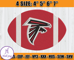 Atlanta Falcons Embroidery, NFL Falcons Embroidery, NFL Machine Embroidery Digital, 4 sizes Machine Emb Files -13-Hall