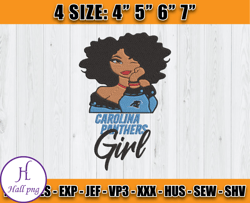 Panthers Embroidery, Betty Boop Embroidery, NFL Machine Embroidery Digital, 4 sizes Machine Emb Files -20 Hall