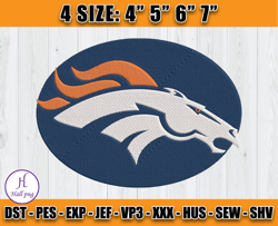 Denver Broncos Embroidery File, NFL Sport Embroidery, Sport Embroidery, Football Embroidery Design, D8- Hall