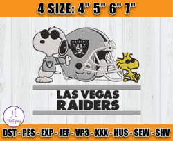 Raiders Snoopy Embroidery File, Las Vegas Raiders Embroidery File, Snoopy Embroidery, Embroidery Patterns