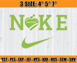 Seattle Seahawks Nike Embroidery Design, Brand Embroidery, NFL Embroidery File, Logo Shirt 151
