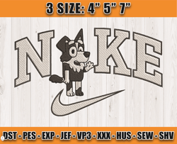 Nike X Snickers embroidery, Bluey Character embroidery, embroidery design file