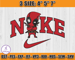 Superhero Applique Embroidery Design, Nike Cartoon Embroidery Files