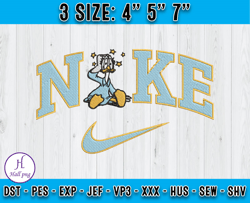 Nike X Donald Duck embroidery, Disney Character embroidery, machine embroidery patterns