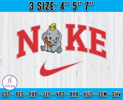 Nike X Cartoon embroidery, Dumbo embroidery, Cartoon Character embroidery