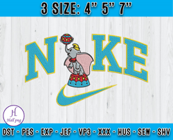 Dumbo Play Ball embroidery, Nike Cartoon embroidery, embroidery applique