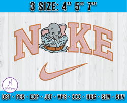 Nike X Dumbo embroidery, Disney Character embroidery, machine embroidery patterns