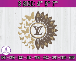 Lv logo embroidery, LV Cartoon embroidery, embroidery design file