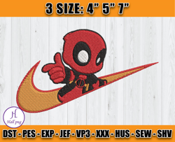 Super Deadpool Embroidery, Character Disney Embroidery
