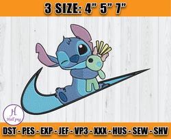 Nike Stitch Embroidery, Lilo and Stitch Embroidery, Embroidery Design