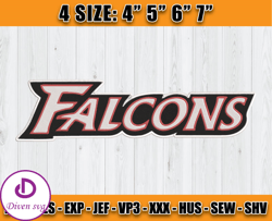 Atlanta Falcons Embroidery, NFL Falcons Embroidery, NFL Machine Embroidery Digital, 4 sizes Machine Emb Files-27-Diven