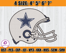 Dallas Cowboys Logo Embroidery, Logo NFL Embroidery, NFL Embroidery, Embroidery Design files, D31 - Diven