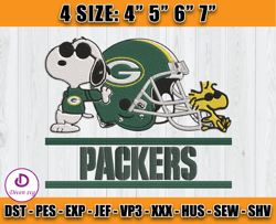Packers Snoopy Embroidery Design, Snoopy Embroidery, Green Bay Packers Embroidery, Embroidery Patterns, D28- Diven