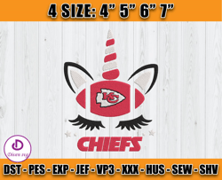 Chiefs Unicon Embroidery Design, Chiefs Embroidery Design, NFL sport, Embroidery Design files, D21- Diven
