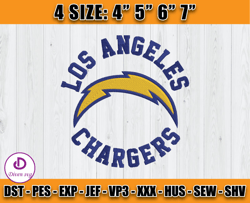 Chargerss Logo Embroidery, Logo NFL Embroidery, NFL Embroidery, Embroidery Design files