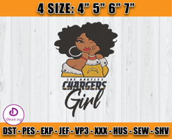 Chargers Embroidery Design, Sport Embroidery