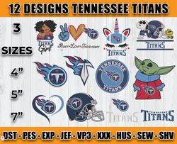 Tennessee Titans Football Logo Embroidery Bundle, Bundle NFL Logo Embroidery 31