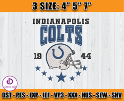 Indianapolis Colts Football Embroidery Design, Brand Embroidery, NFL Embroidery File, Logo Shirt 55
