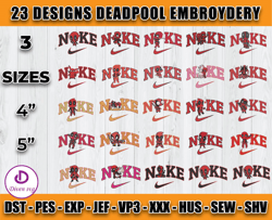 Bundle 23 Design Deadpool embroidery, embroidery file