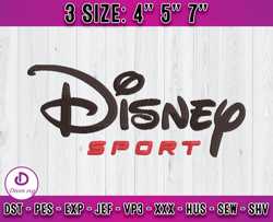 Disney Sport embroidery, logo fashion embroidery, embroidery machine