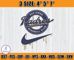 san diego padres embroidery, nike mlb embroidery, applique embroidery designs