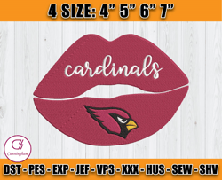 Cardinals Embroidery, NFL Cardinals Embroidery, NFL Machine Embroidery Digital, 4 sizes Machine Emb Files - 04 -Cunningh