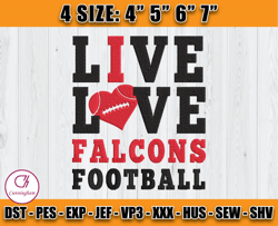 Atlanta Falcons Embroidery, NFL Falcons Embroidery, NFL Machine Embroidery Digital, 4 sizes Machine Emb Files-19-Cunning