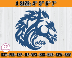 Indianapolis Colts Logo Embroidery Design, NFL Team Embroidery Files, Machine Embroidery Pattern, D22- Cunningham