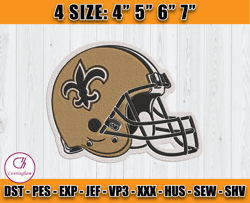 New Orleans Saints Man Embroidery, New Orleans Saints Embroidery, Sport Embroidery
