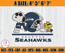 Seahawks Snoopy Embroidery Design, Snoopy Embroidery, Seattle Seahawks Embroidery, Embroidery Patterns