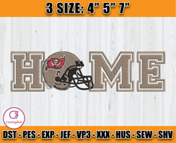 Tampa Bay Buccaneers Home Embroidery Design, Buccaneers Embroidery, Football Embroidery, Machine Enbroidery