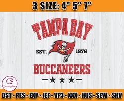 Tampa Bay Buccaneers Football Embroidery Design, Brand Embroidery, NFL Embroidery File, Logo Shirt 15