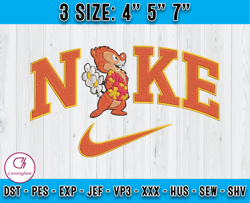 Nike Dale Embroidery, Chip and Dale embroidery, Cartoon Embroidery File
