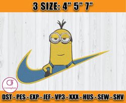 Nike Minion Embroidery, kevin Embroidery, Disney Nike Embroidery
