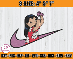 Nike Lilo Embroidery, Lilo and Stitch Embroidery, Embroidery pattern