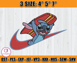 Nike Stitch Embroidery, Stitch Embroidery, Nike Lilo and Stitch Embroidery