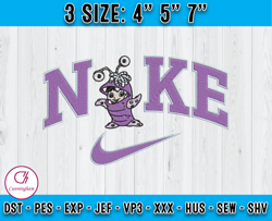 Monster INC Embroidery, Disney Nike Embroidery, Embroidery machine Design