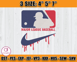 Major League Baseball Embroidery, Nike MLB Embroidery, Baseball Embroidery