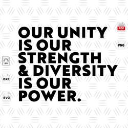 Our Unity Is Our Strength And Diversity Is Our Power, Kamala Harris 2020 Campaign, Kamala Harris 2020 President SVG, Vot