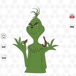 Grinch Candy Cane, The Grinch Lover, The Grinch Svg, Grinch Svg, The Grinch, Grinch Cut File, Grinch Shirts, Grinch Love