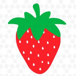 Strawberry Svg, PNG, Pdf, Cricut, Silhouette, Cricut svg, Strawberry Clipart, Fruit Svg, Strawberry Vector
