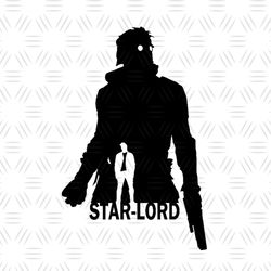 Marvel Avengers Superheroes StarLord SVG Silhouette Cricut File