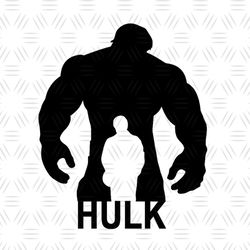 Marvel Avengers Superheroes Hulk SVG Silhouette Cricut File