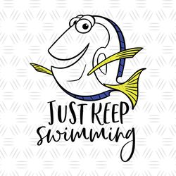 Dory Just Keep Swimming SVG, Finding SVG