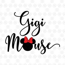 Gigi Minnie Mouse SVG
