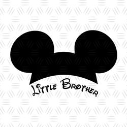 Little Brother Mickey Mouse Ears SVG